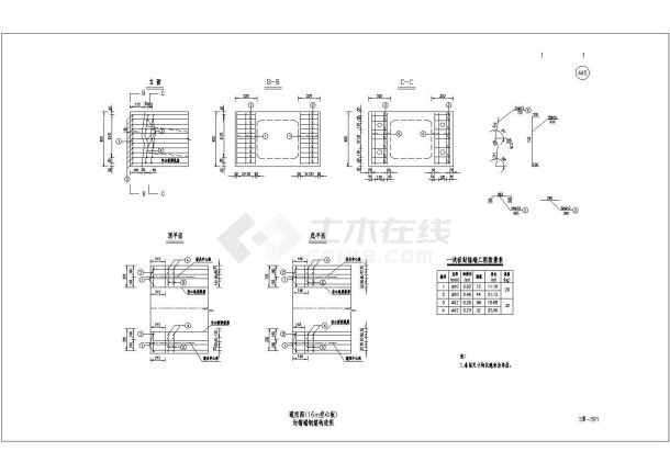 某桥梁16米空心板桥通用图-图二