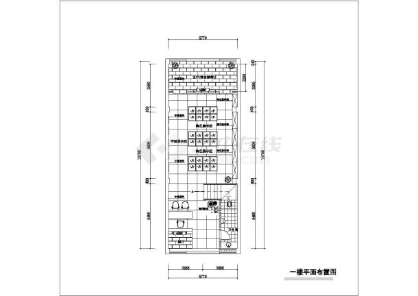 某地高档茶社装修CAD效果图施工图-图二