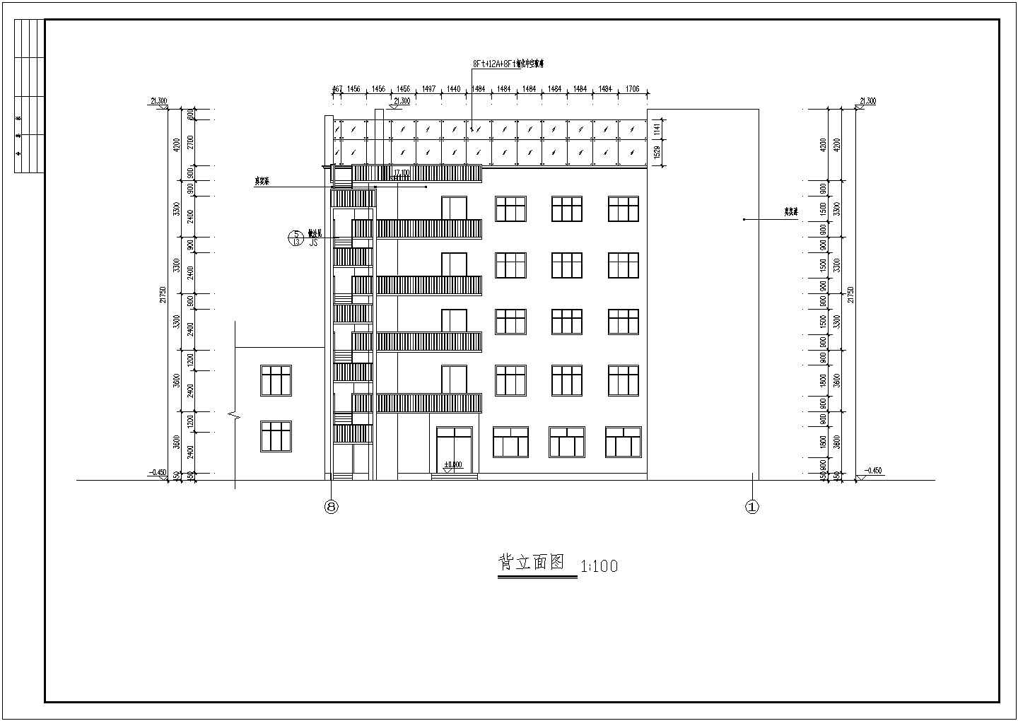 某螺栓球节点网架结构房屋设计施工图