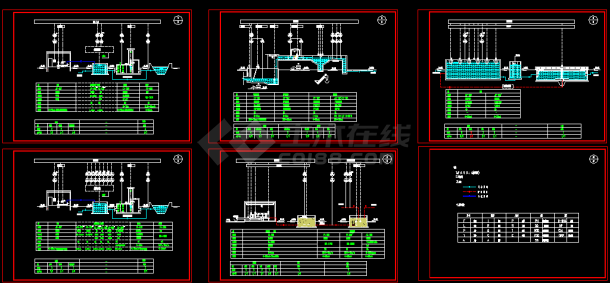 污水处理厂氧化沟电气设计CAD施工图-图一