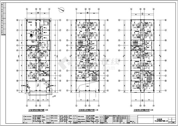 某三层冷库办公楼多联机空调系统暖通设计图-图二