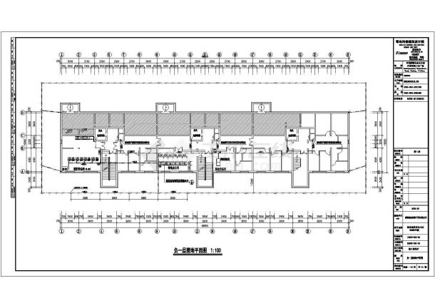 二类多层住宅楼电气施工图21张（含计算书）-图一