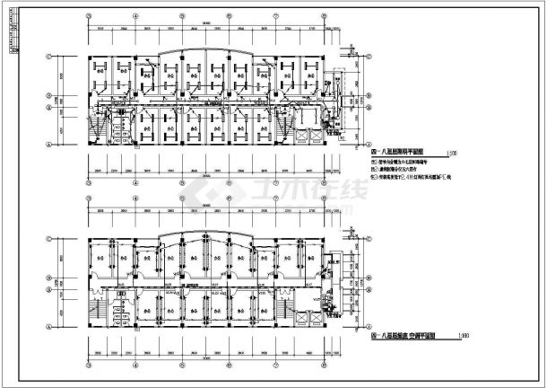 广电大楼全套电气设计施工CAD图-图二