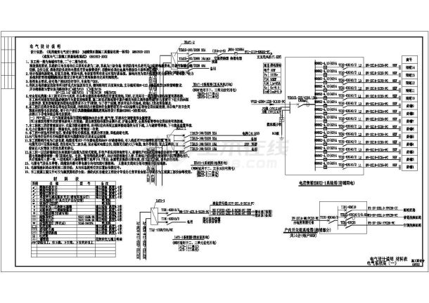 小高层住楼电气设计全套cad施工图-图二