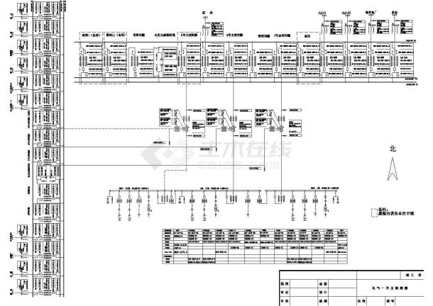 220kV变电站设计施工CAD方案图-图二