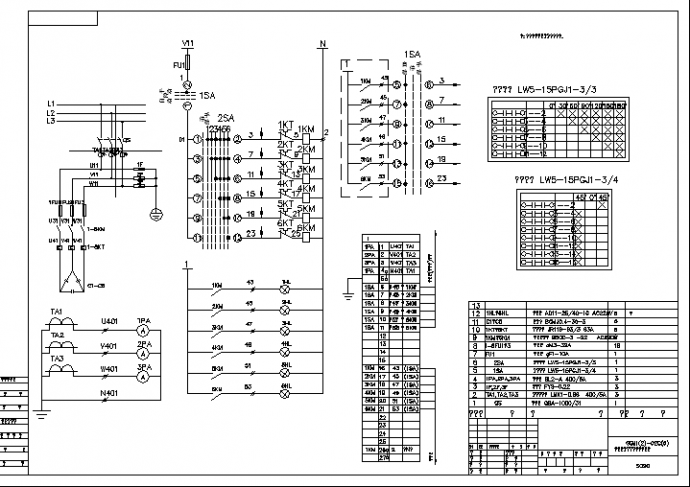 电容补偿柜设计施工CAD全图方案_图1