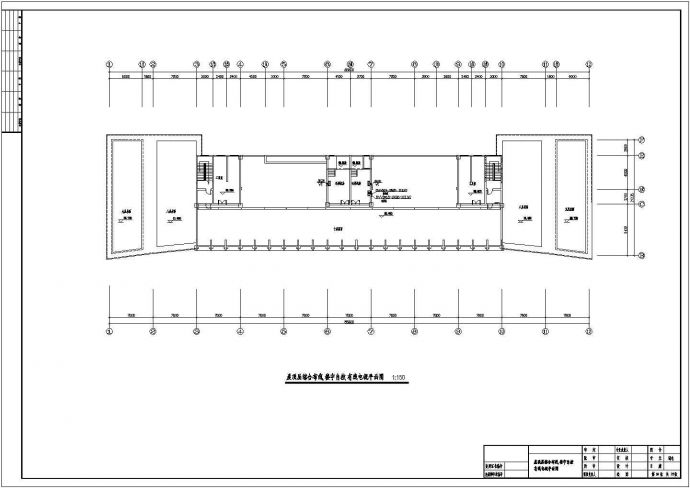 某地区办公大楼弱电工程设计CAD施工图纸_图1