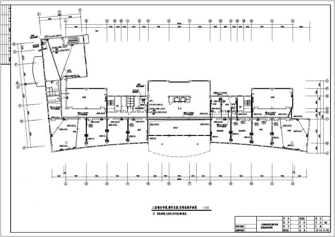 某地区办公大楼弱电工程CAD施工图纸_图1