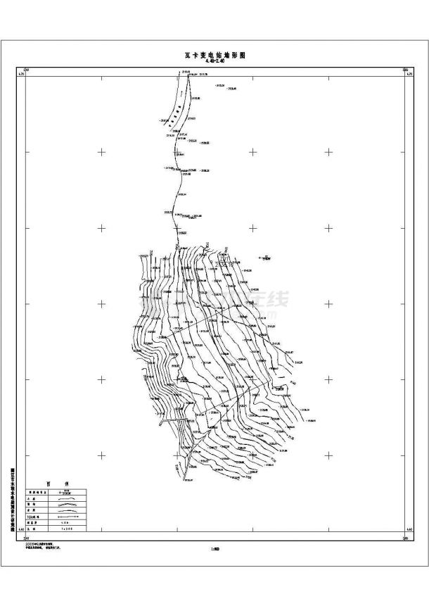 110kV变电站GIS布置平面图设计施工-图二