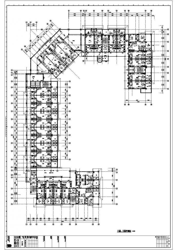 某地12层框架结构酒店部分方案施工图_图1