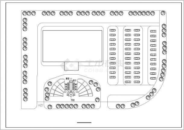 上川大酒店建筑设计方案及施工全套CAD图纸-图二