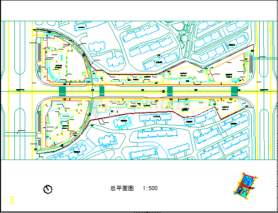 南昌凤凰城二期商业街全套设计图纸（共113份图纸）-图二