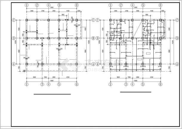 四层别墅结构建筑施工图纸(共7张）-图一