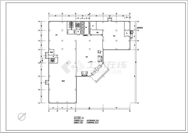 某豪华宾馆建筑设计方案全套CAD图纸-图二