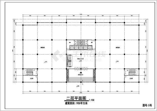 重庆佳乐大厦设计方案全套CAD图纸 -图二