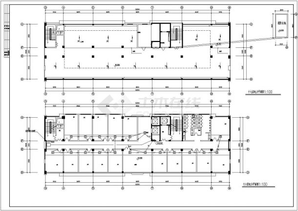 卫生厅办公楼电气设计CAD方案施工图-图二