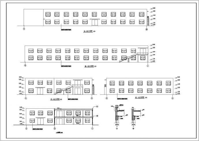 青岛某玩具有限公司车间结构施工图（含建筑设计）_图1