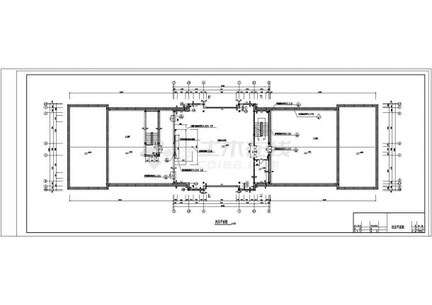 某小学教学楼建筑设计方案及施工全套CAD图-图二