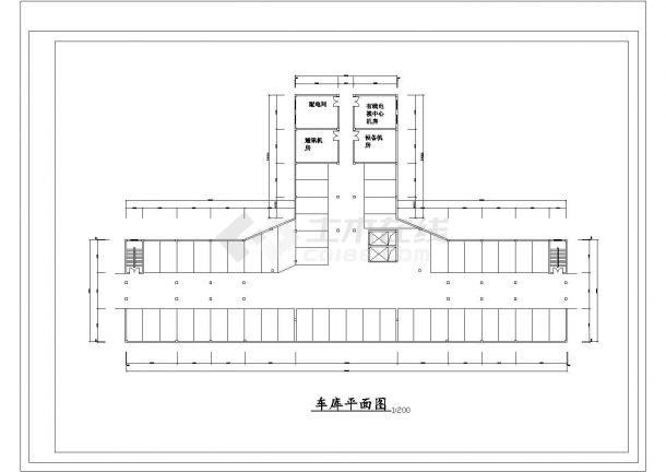某学校行政大楼建筑设计方案及施工全套CAD图-图二