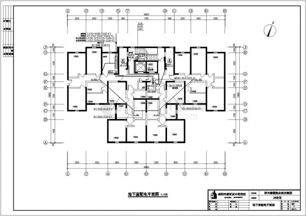 某三十二层纯住宅楼电气设计施工图-图二