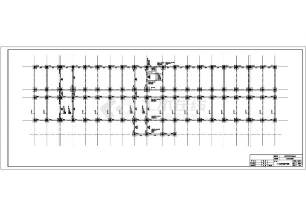某框架结构八层宾馆结构设计施工图-图二