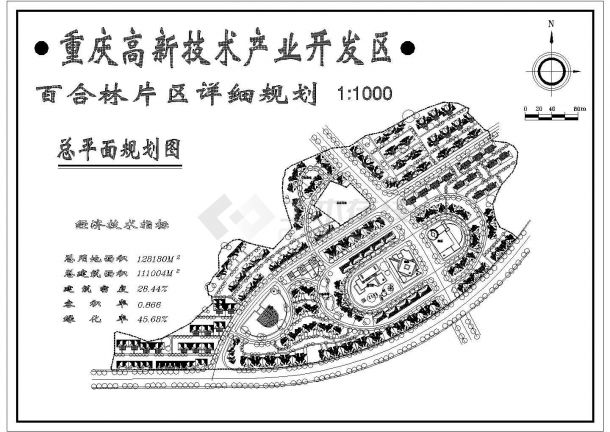 建筑单体设计施工CAD规划方案图-图一