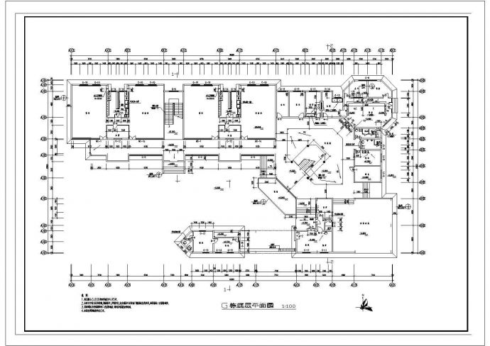 前海花园幼儿园建筑设计方案及施工全套CAD图_图1