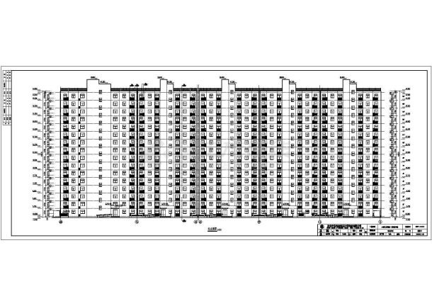 某地区16层住宅建筑设计施工图纸-图一