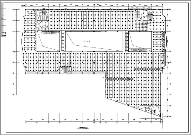 某地区多层商场电气设计施工总套图-图二