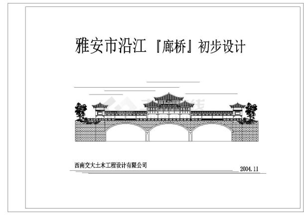 某地区一套古建筑设计cad施工图-图二