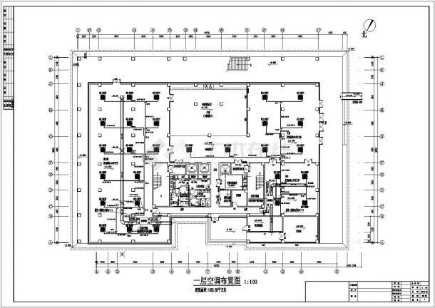 某八层办公楼多联机空调系统暖通设计图-图二