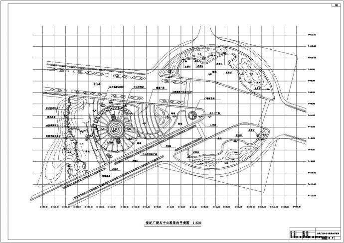 市世纪广场及中心路景观工程cad全套详细图纸_图1