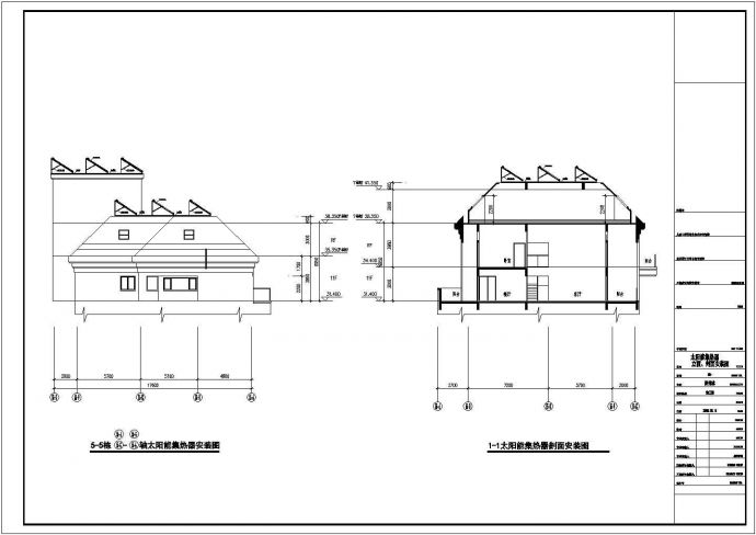 某小区高层框架结构住宅楼太阳能给水设计图_图1