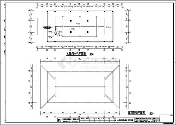 【浙江】某小区18层商住楼电气施工全套图纸（含计算书）-图一