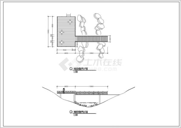 全套国家湿地公园兰溪景观施工详图-图一