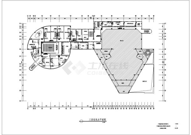 某地区经济开发区文体活动中心改造工程配电设计CAD施工图纸-图二