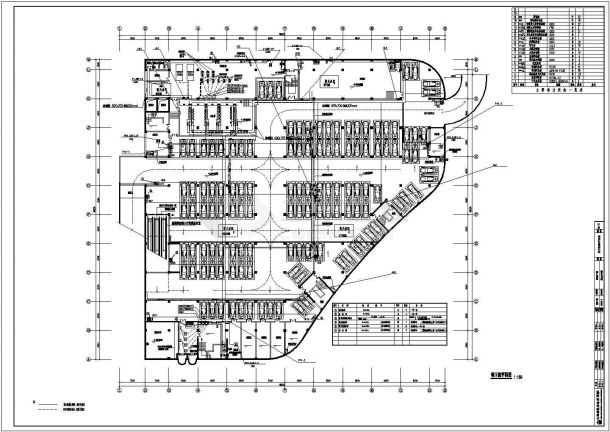 某地区四层购物广场电气设计方案图-图一