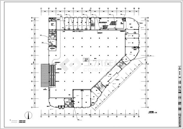 某地区四层购物广场电气设计方案图-图二