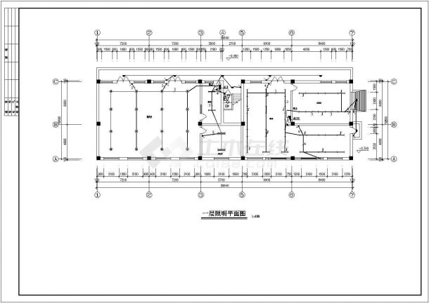 锅炉房水泵房配电室电气设计CAD施工图-图一
