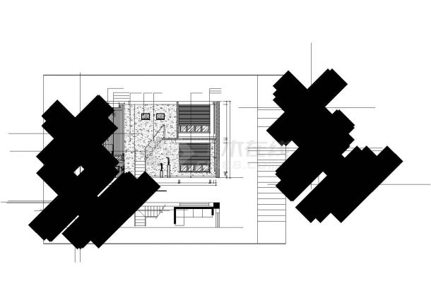 [福建]单身公寓楼建筑方案cad详细图纸-图一
