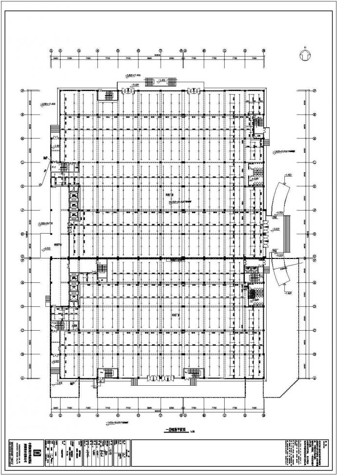某工业园内厂房食堂宿舍给排水施工图设计_图1