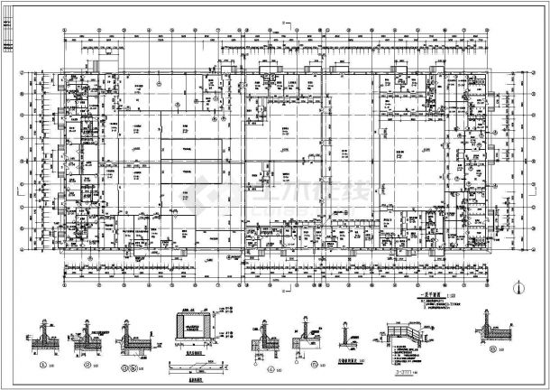 冷库房建筑设计施工CAD方案图纸-图二