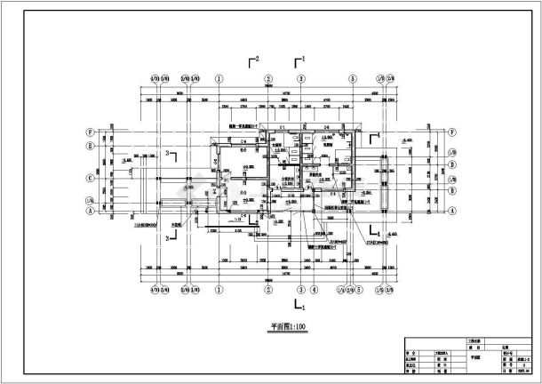 长春市某区级小区公园平面施工cad图-图二