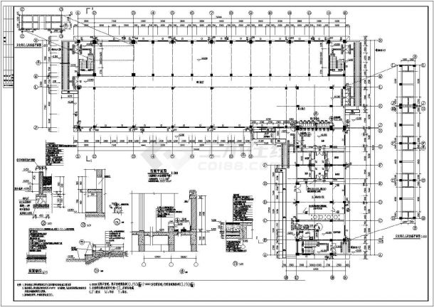 某地6层框架结构工人宿舍建设计扩初图-图二