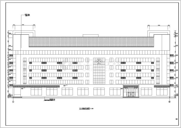 某地区某六层县级医院建筑设计施工图-图二