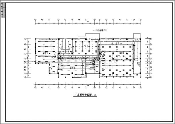 某一中综合楼全套电气设计施工CAD图-图二