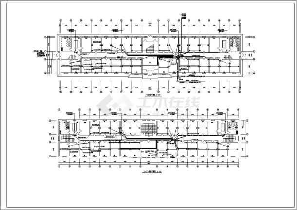 学校教学楼全套电气设计施工CAD图-图二