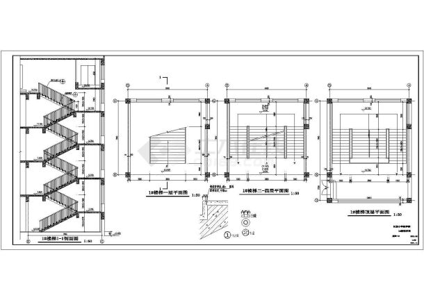 某地区某小学cad设计全套建施图-图二