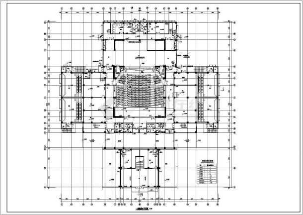 四川某四层电影院给排水施工图-图二