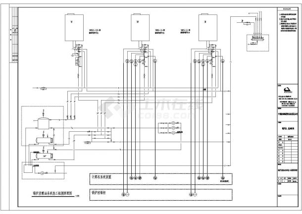 某燃油锅炉房电气设计CAD施工图-图二